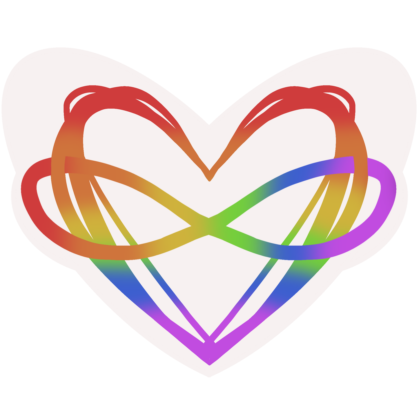 Polyamorous Pride Keychain